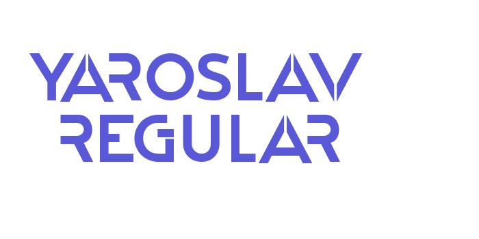 Yaroslav Regular Font