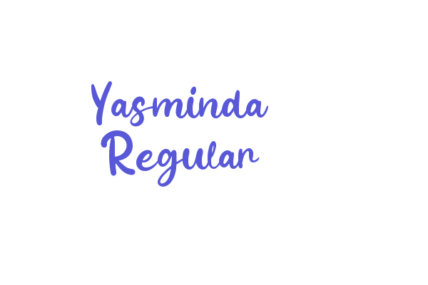 Yasminda Regular Font