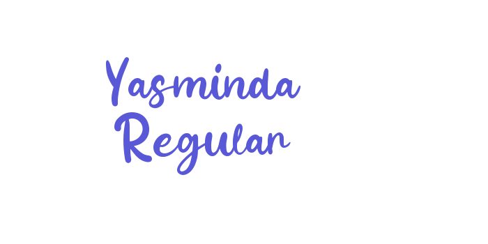 Yasminda Regular Font Download