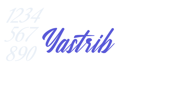 Yastrib font