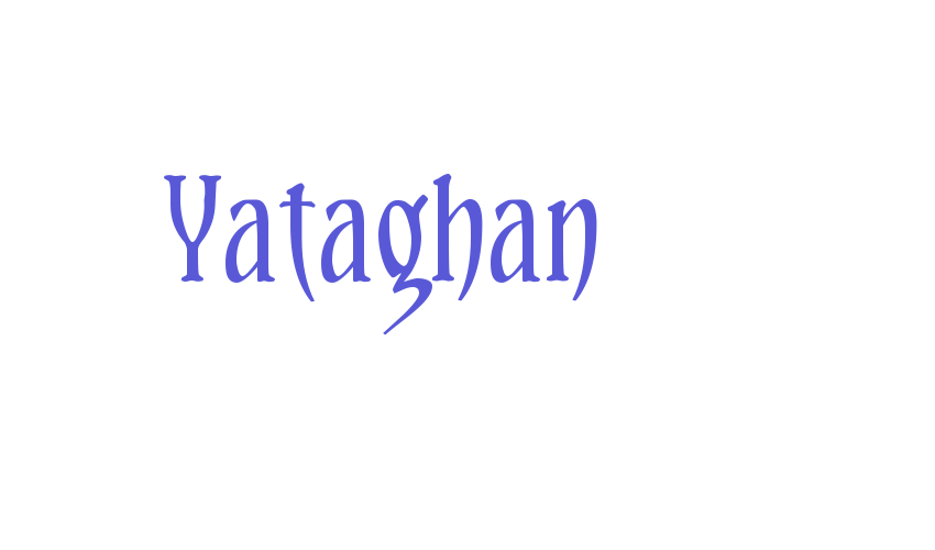 Yataghan Font Download