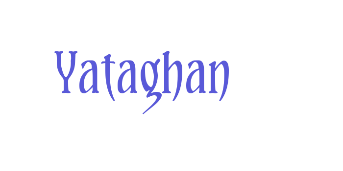 Yataghan Font Download