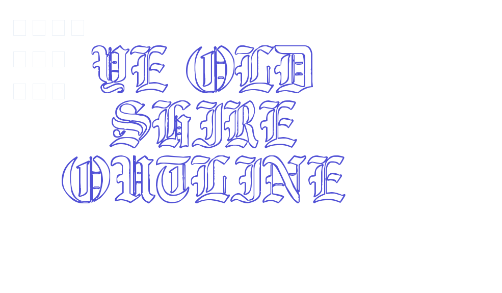 Ye Old Shire Outline-font-download