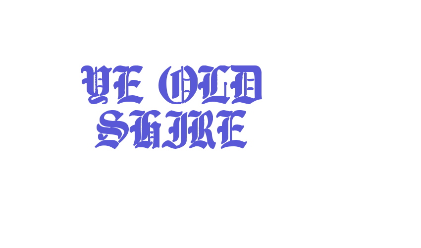 Ye Old Shire Font Download