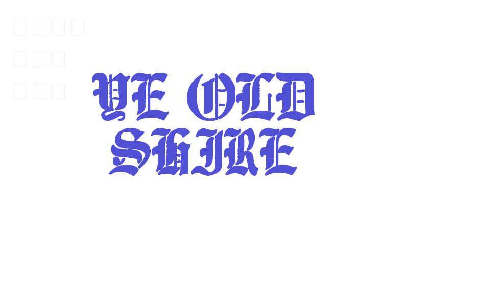 Ye Old Shire-font-download