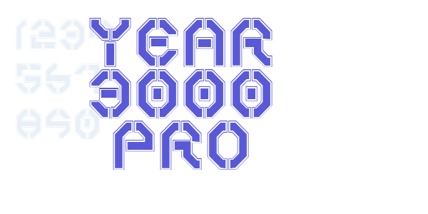 Year 3000 Pro font free