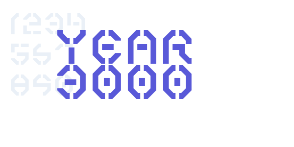 Year 3000 font free