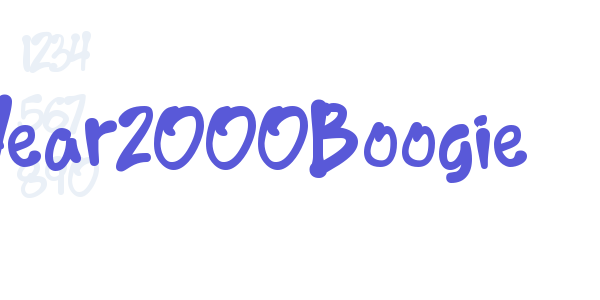 Year2000Boogie font free