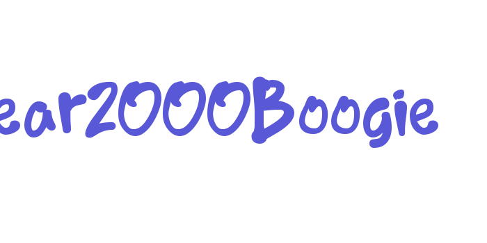 Year2000Boogie Font