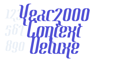 Year2000 Context Deluxe-font-download