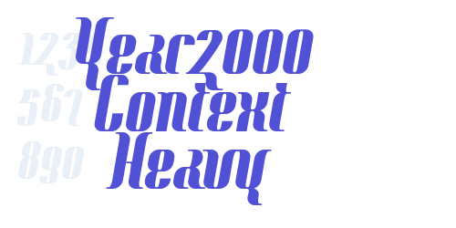 Year2000 Context Heavy-font-download