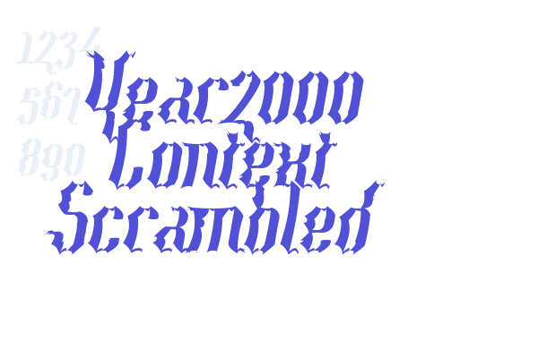 Year2000 Context Scrambled