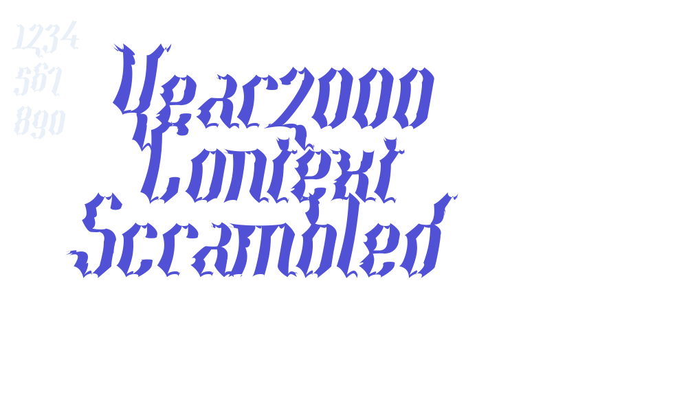 Year2000 Context Scrambled-font-download