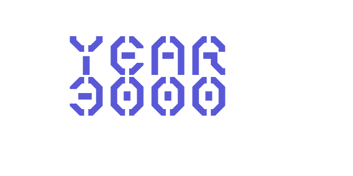 Year 3000 Font Download