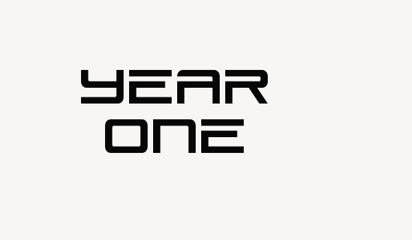 Year One Font