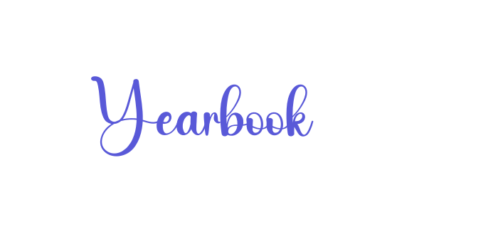 Yearbook Font Download