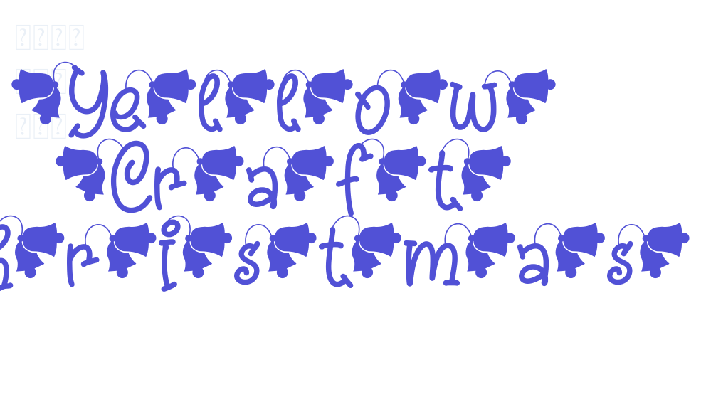 Yellow Craft Christmas-font-download