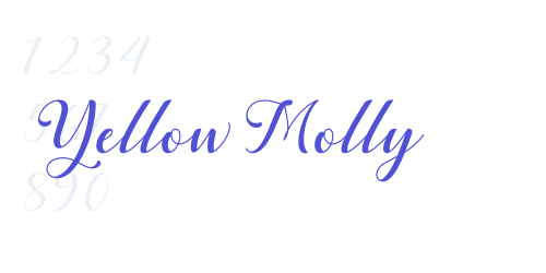 Yellow Molly-font-download