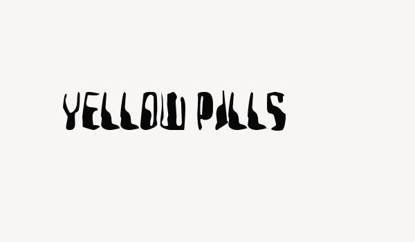 Yellow Pills Font