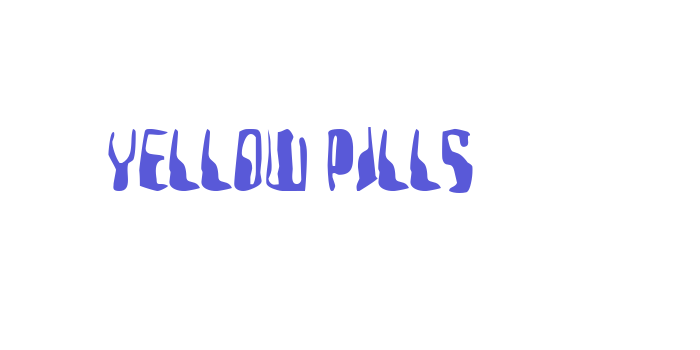 Yellow Pills Font Download