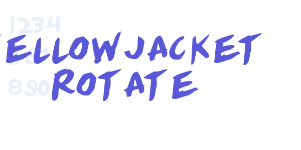 Yellowjacket Rotate font free