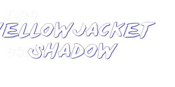 Yellowjacket Shadow font free