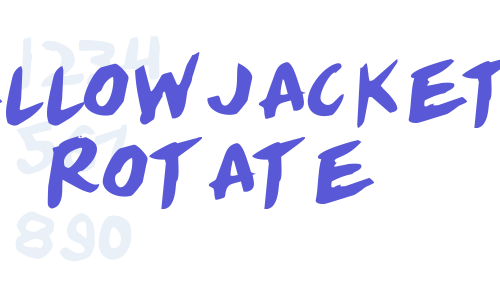 Yellowjacket Rotate Font Download