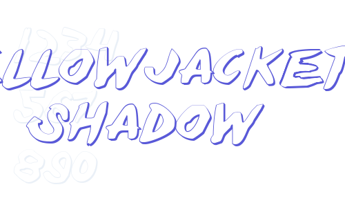 Yellowjacket Shadow Font Download