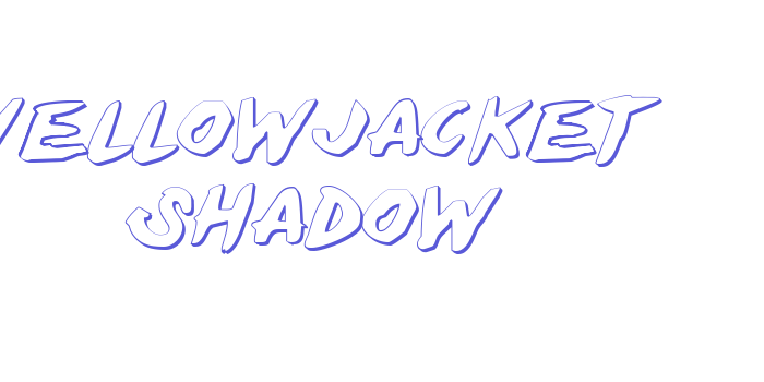 Yellowjacket Shadow Font Download