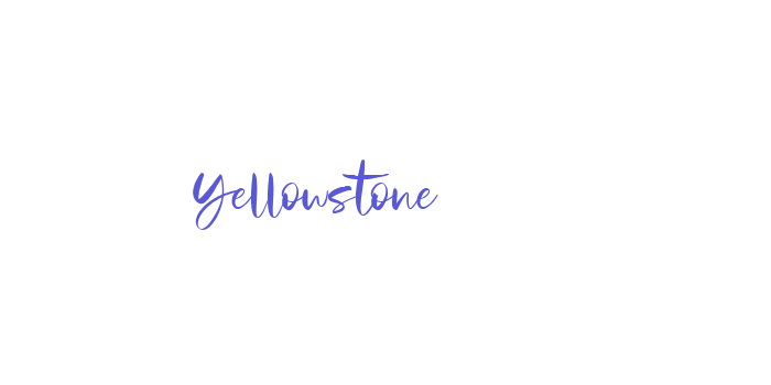 Yellowstone Font Download