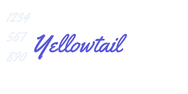 Yellowtail font free