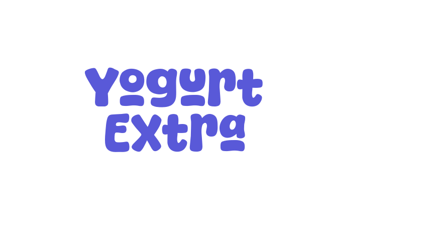 Yogurt Extra Font Download