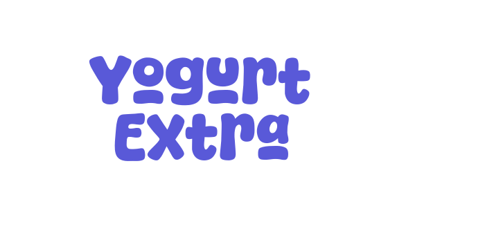 Yogurt Extra Font Download