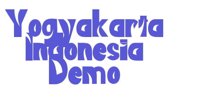 Yogyakarta Indonesia Demo Font Download