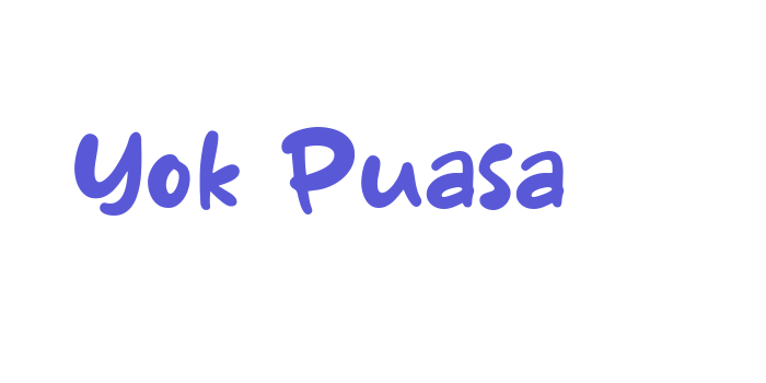 Yok Puasa Font Download