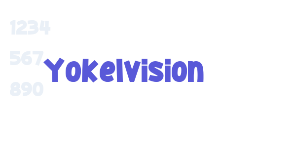 Yokelvision font free