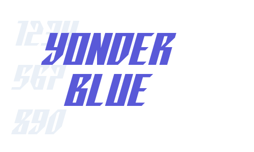 Yonder Blue Font Download