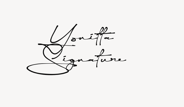 Yonitta Signature Font