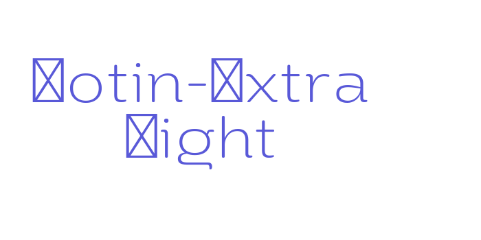 Yotin-Extra Light Font Download