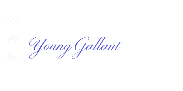 Young Gallant font