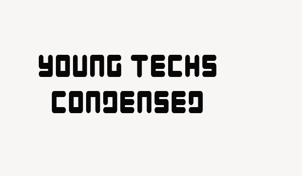 Young Techs Condensed Font