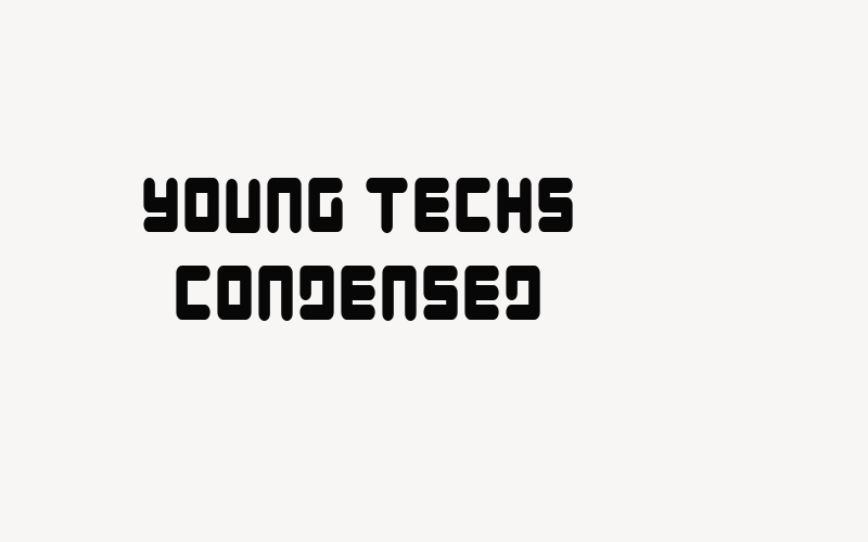 Young Techs Condensed Font