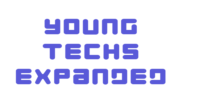 Young Techs Expanded Font Download