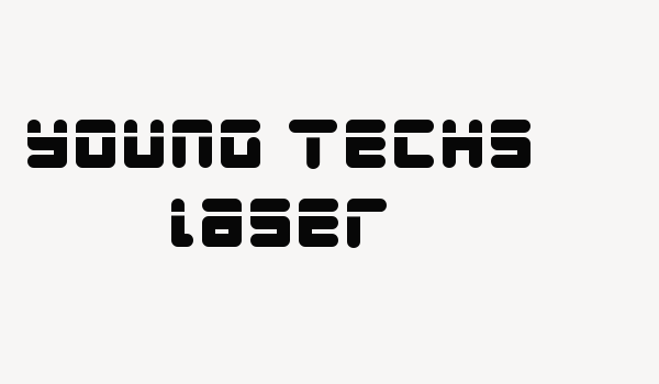 Young Techs Laser Font