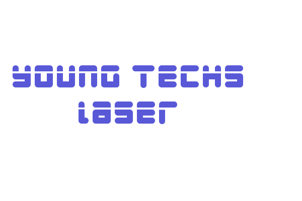 Young Techs Laser Font