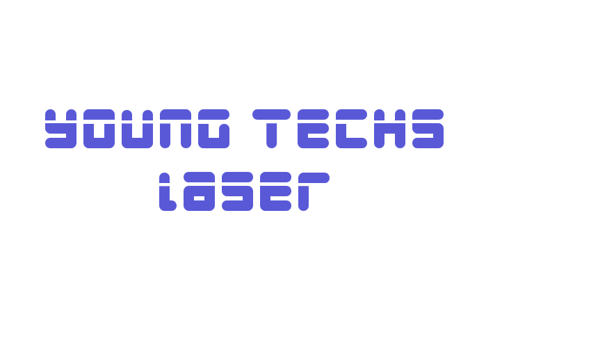 Young Techs Laser Font