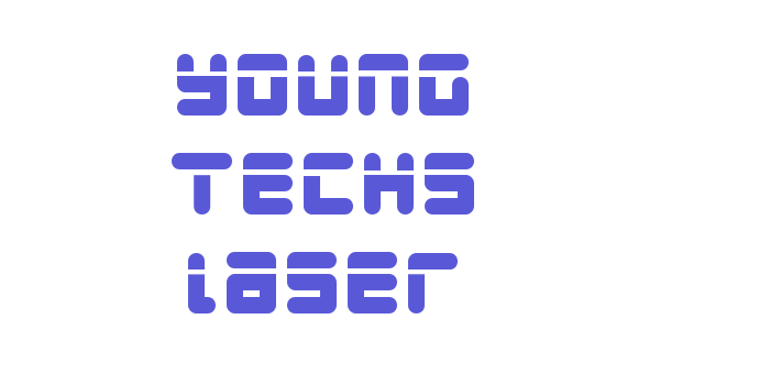 Young Techs Laser Font