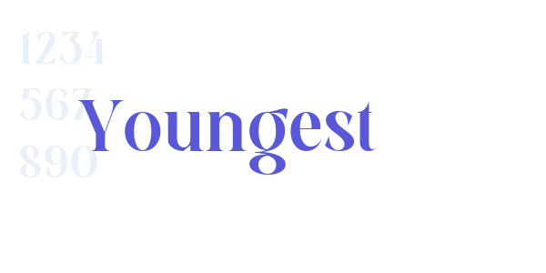 Youngest font free