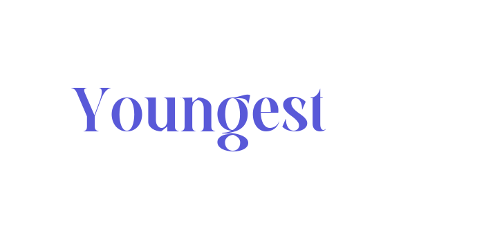 Youngest Font Download