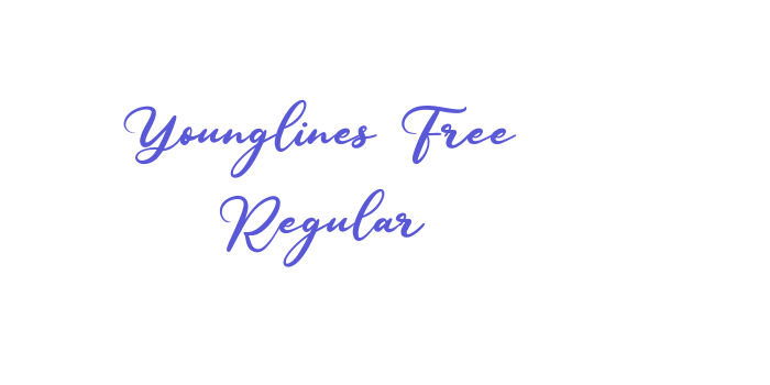 Younglines Free Regular Font Download